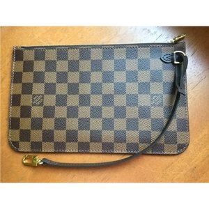 Louis Vuitton Damien Ebene Neverfull MM pouch